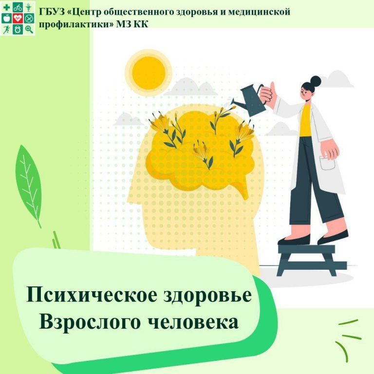 Психическое здоровье взрослого человека.