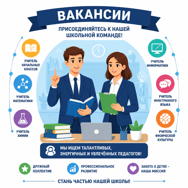 Вакансии для учителей.